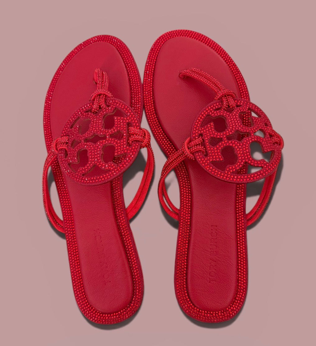 Tory Burch Glitter Sandals