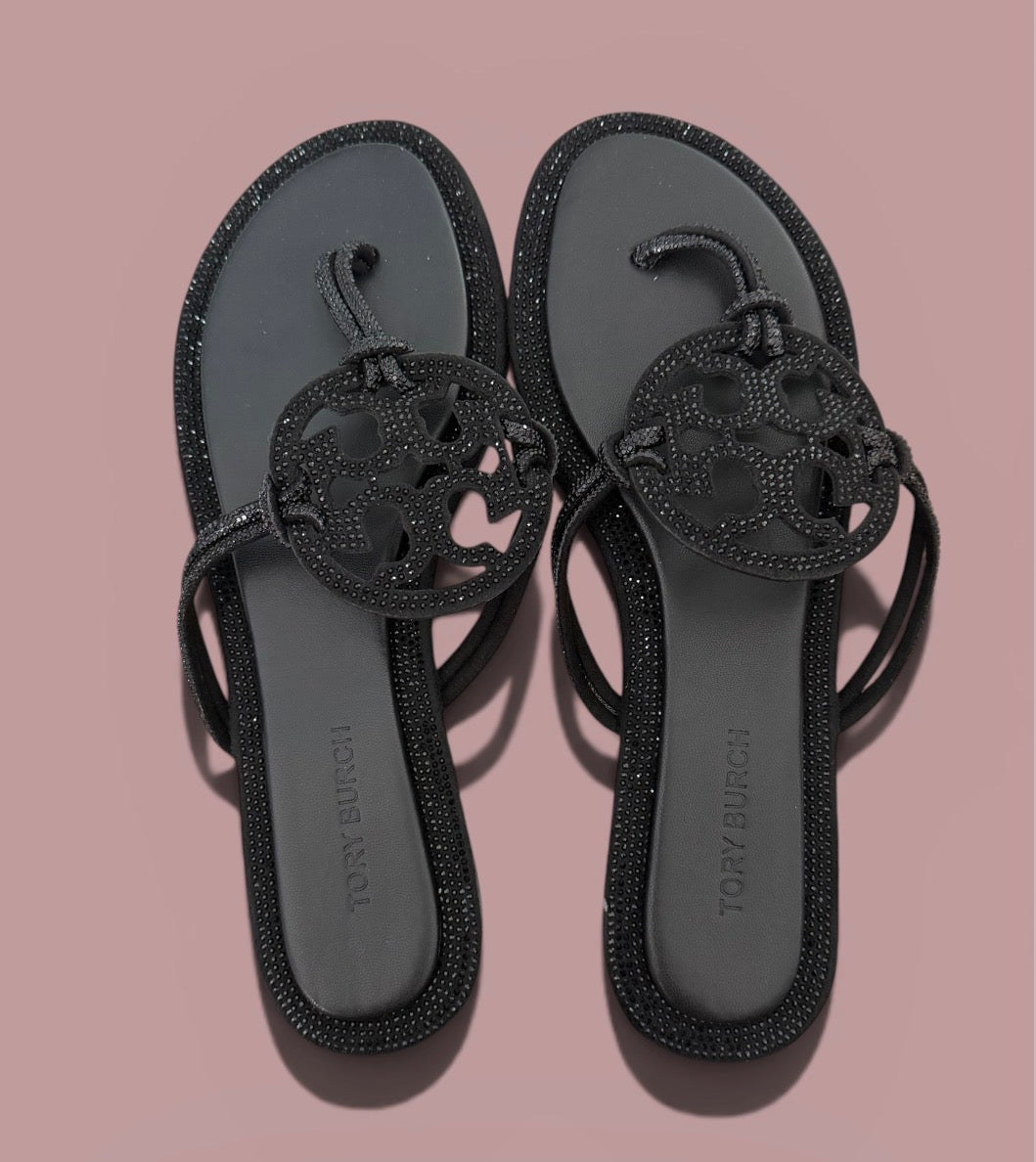 Tory Burch Glitter Sandals